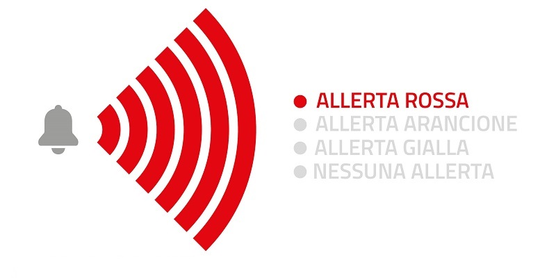 livello di allerta: rossa